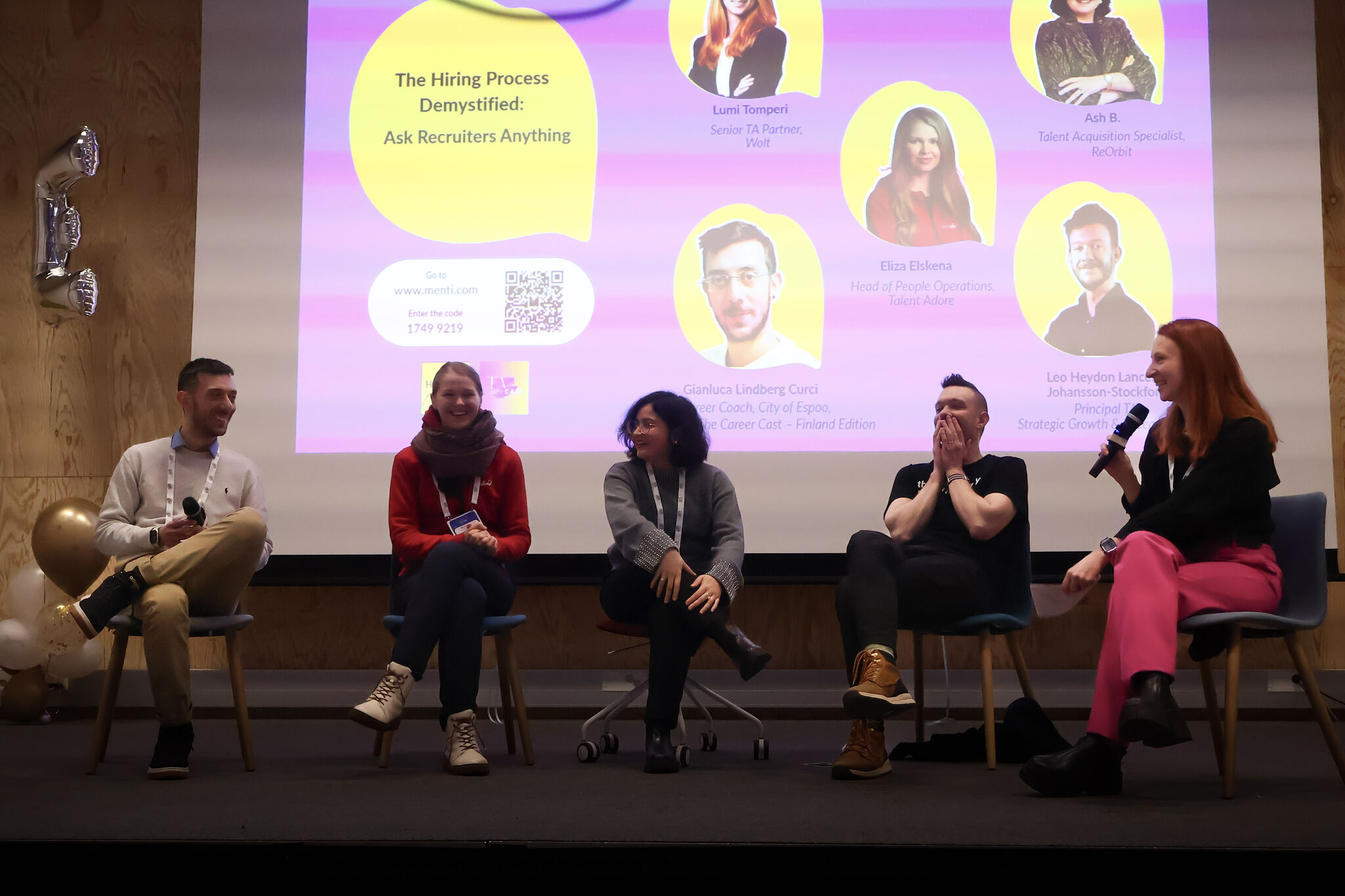 Ash at Ask Recruiters Anything panel discussion